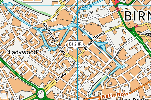 B1 2HR map - OS VectorMap District (Ordnance Survey) B1 2HR map - OS VectorMap District (Ordnance Survey)