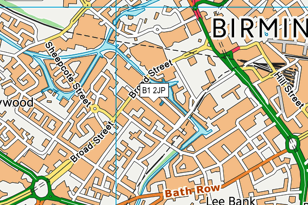 B1 2JP map - OS VectorMap District (Ordnance Survey) B1 2JP map - OS VectorMap District (Ordnance Survey)