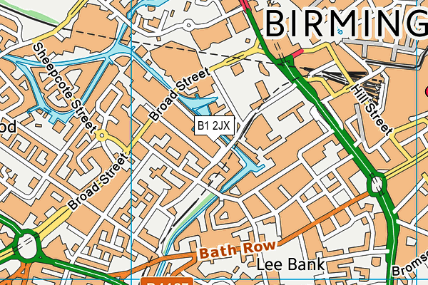 B1 2JX map - OS VectorMap District (Ordnance Survey) B1 2JX map - OS VectorMap District (Ordnance Survey)