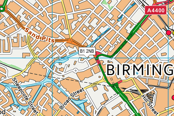 B1 2NB map - OS VectorMap District (Ordnance Survey) B1 2NB map - OS VectorMap District (Ordnance Survey)