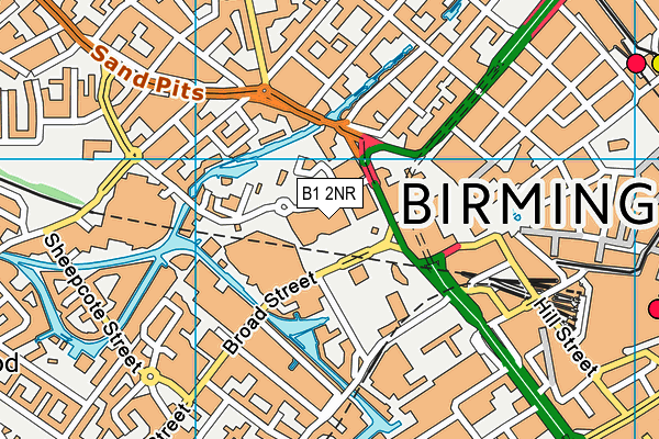 B1 2NR map - OS VectorMap District (Ordnance Survey) B1 2NR map - OS VectorMap District (Ordnance Survey)