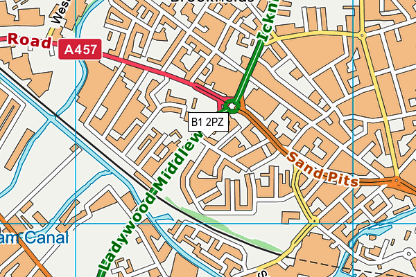 B1 2PZ map - OS VectorMap District (Ordnance Survey) B1 2PZ map - OS VectorMap District (Ordnance Survey)