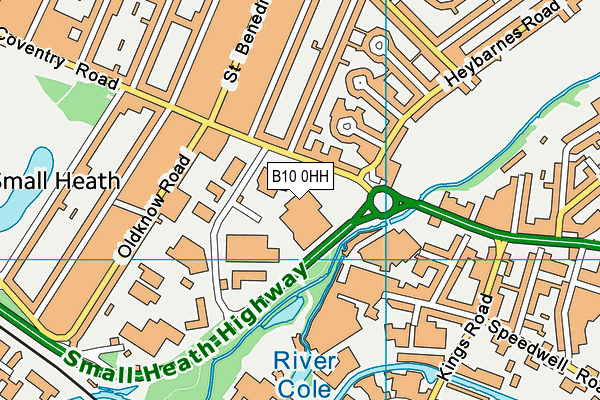 B10 0HH map - OS VectorMap District (Ordnance Survey) B10 0HH map - OS VectorMap District (Ordnance Survey)