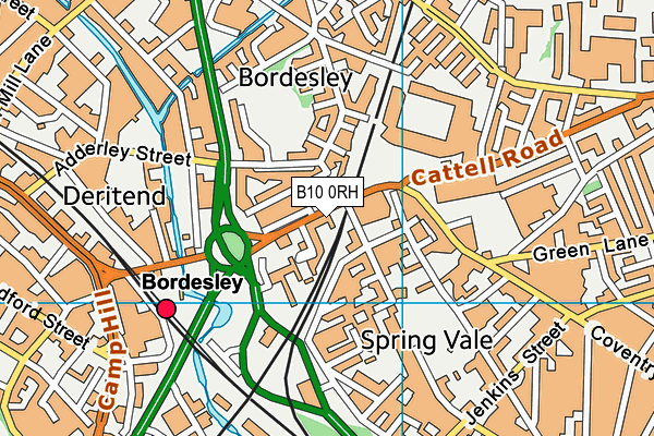 B10 0RH map - OS VectorMap District (Ordnance Survey) B10 0RH map - OS VectorMap District (Ordnance Survey)