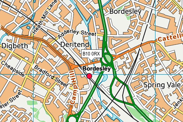 B10 0RX map - OS VectorMap District (Ordnance Survey) B10 0RX map - OS VectorMap District (Ordnance Survey)