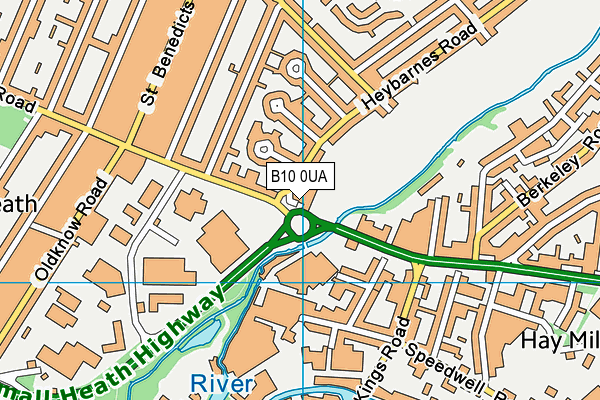 B10 0UA map - OS VectorMap District (Ordnance Survey) B10 0UA map - OS VectorMap District (Ordnance Survey)