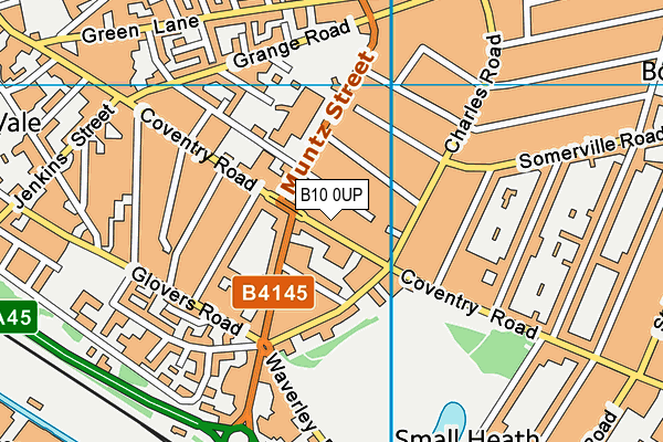 B10 0UP map - OS VectorMap District (Ordnance Survey) B10 0UP map - OS VectorMap District (Ordnance Survey)