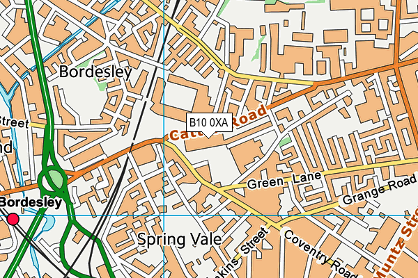 B10 0XA map - OS VectorMap District (Ordnance Survey) B10 0XA map - OS VectorMap District (Ordnance Survey)