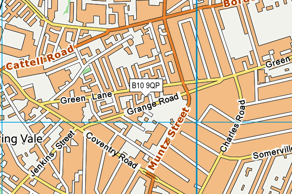 B10 9QP map - OS VectorMap District (Ordnance Survey) B10 9QP map - OS VectorMap District (Ordnance Survey)