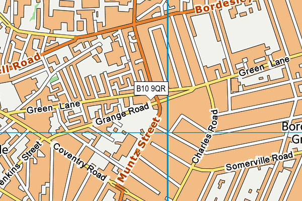 B10 9QR map - OS VectorMap District (Ordnance Survey) B10 9QR map - OS VectorMap District (Ordnance Survey)
