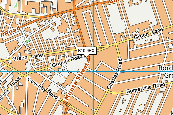 B10 9RX map - OS VectorMap District (Ordnance Survey) B10 9RX map - OS VectorMap District (Ordnance Survey)