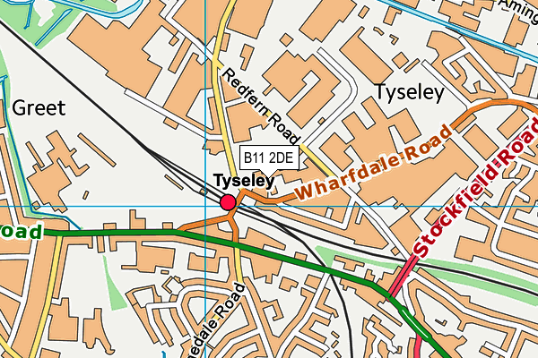 B11 2DE map - OS VectorMap District (Ordnance Survey) B11 2DE map - OS VectorMap District (Ordnance Survey)