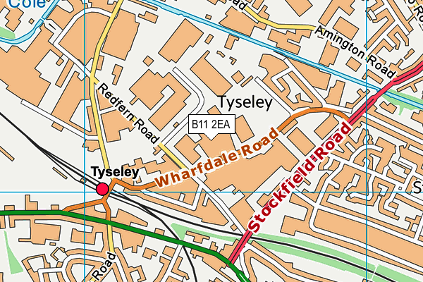 B11 2EA map - OS VectorMap District (Ordnance Survey) B11 2EA map - OS VectorMap District (Ordnance Survey)