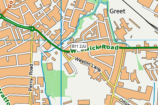 B11 2JU map - OS VectorMap District (Ordnance Survey) B11 2JU map - OS VectorMap District (Ordnance Survey)
