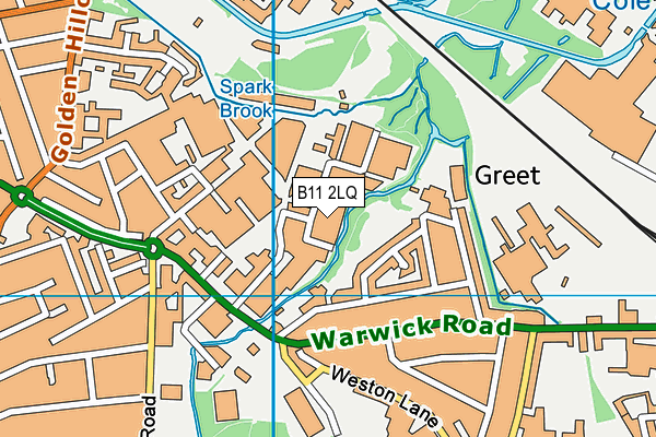 B11 2LQ map - OS VectorMap District (Ordnance Survey) B11 2LQ map - OS VectorMap District (Ordnance Survey)