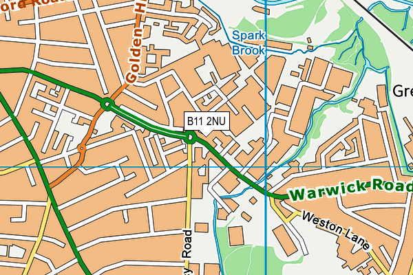 B11 2NU map - OS VectorMap District (Ordnance Survey) B11 2NU map - OS VectorMap District (Ordnance Survey)