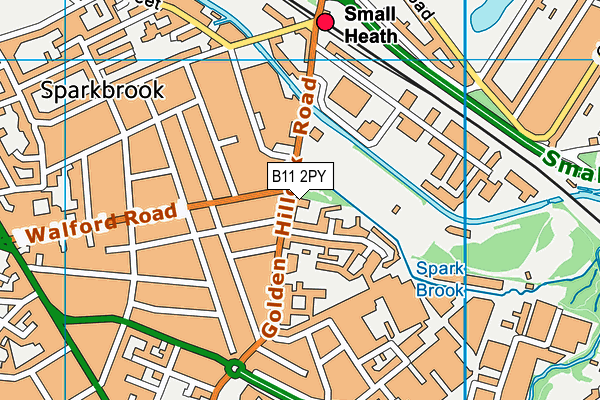 B11 2PY map - OS VectorMap District (Ordnance Survey) B11 2PY map - OS VectorMap District (Ordnance Survey)