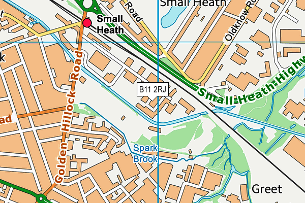 B11 2RJ map - OS VectorMap District (Ordnance Survey) B11 2RJ map - OS VectorMap District (Ordnance Survey)