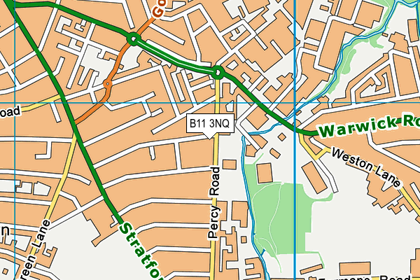 B11 3NQ map - OS VectorMap District (Ordnance Survey) B11 3NQ map - OS VectorMap District (Ordnance Survey)