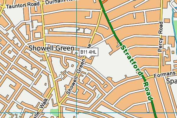 B11 4HL map - OS VectorMap District (Ordnance Survey) B11 4HL map - OS VectorMap District (Ordnance Survey)