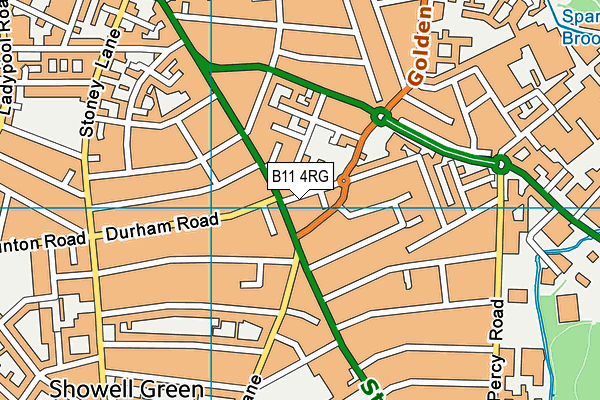 B11 4RG map - OS VectorMap District (Ordnance Survey) B11 4RG map - OS VectorMap District (Ordnance Survey)