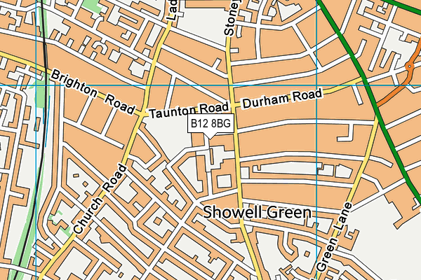 B12 8BG map - OS VectorMap District (Ordnance Survey) B12 8BG map - OS VectorMap District (Ordnance Survey)
