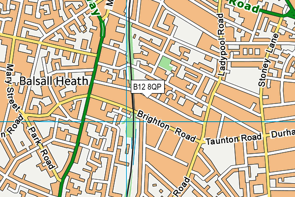 B12 8QP map - OS VectorMap District (Ordnance Survey) B12 8QP map - OS VectorMap District (Ordnance Survey)