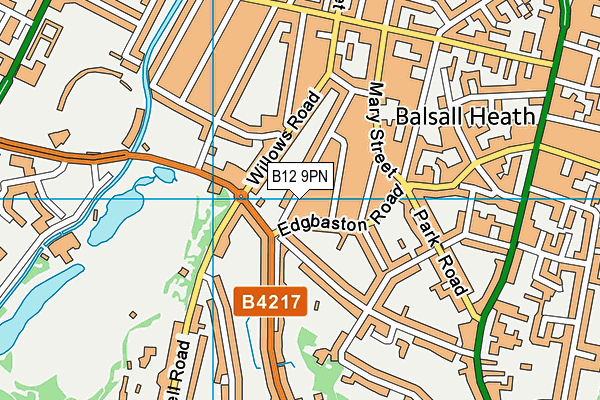 B12 9PN map - OS VectorMap District (Ordnance Survey) B12 9PN map - OS VectorMap District (Ordnance Survey)