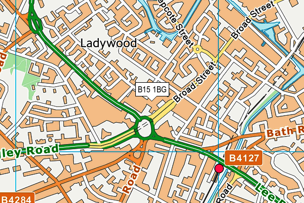 B15 1BG map - OS VectorMap District (Ordnance Survey) B15 1BG map - OS VectorMap District (Ordnance Survey)