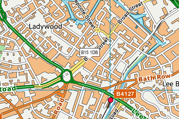 B15 1DB map - OS VectorMap District (Ordnance Survey) B15 1DB map - OS VectorMap District (Ordnance Survey)
