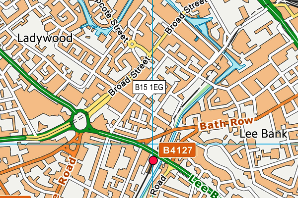 B15 1EG map - OS VectorMap District (Ordnance Survey) B15 1EG map - OS VectorMap District (Ordnance Survey)
