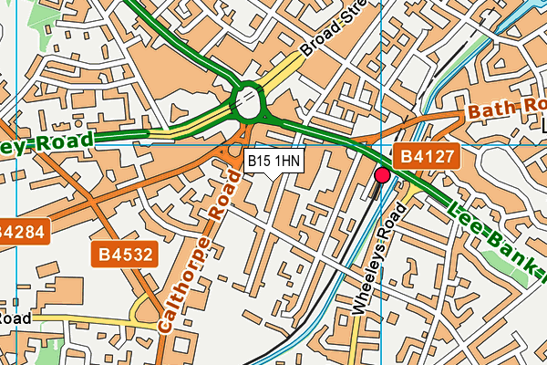 B15 1HN map - OS VectorMap District (Ordnance Survey) B15 1HN map - OS VectorMap District (Ordnance Survey)