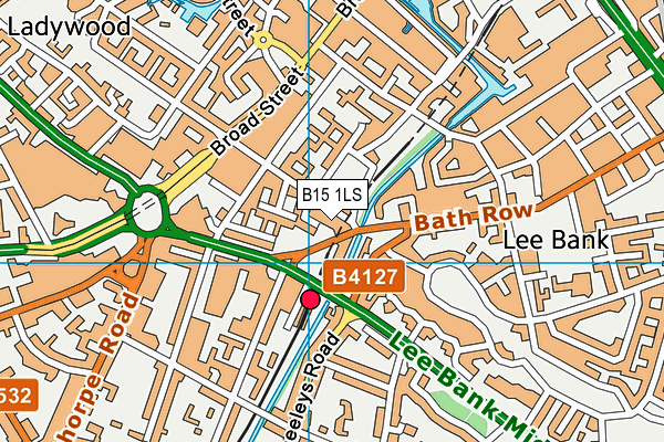 B15 1LS map - OS VectorMap District (Ordnance Survey) B15 1LS map - OS VectorMap District (Ordnance Survey)