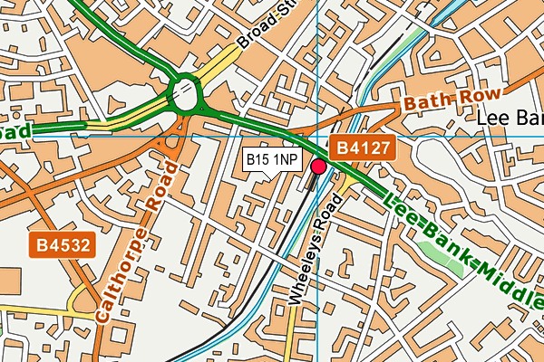 B15 1NP map - OS VectorMap District (Ordnance Survey) B15 1NP map - OS VectorMap District (Ordnance Survey)