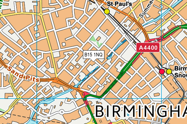 B15 1NQ map - OS VectorMap District (Ordnance Survey) B15 1NQ map - OS VectorMap District (Ordnance Survey)