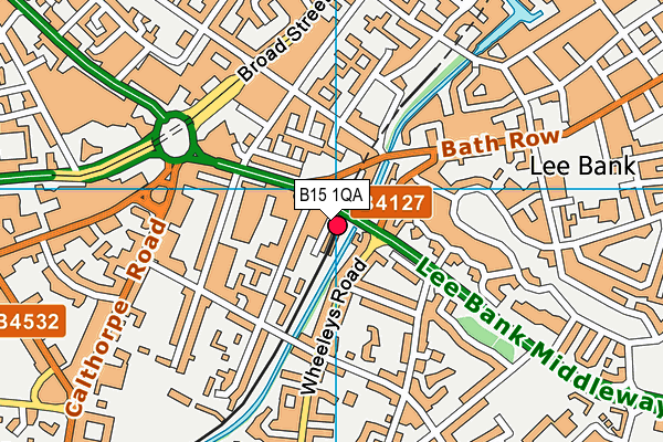 B15 1QA map - OS VectorMap District (Ordnance Survey) B15 1QA map - OS VectorMap District (Ordnance Survey)