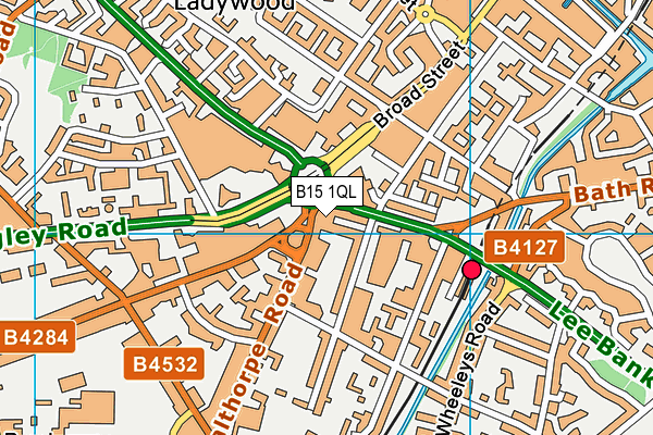 B15 1QL map - OS VectorMap District (Ordnance Survey) B15 1QL map - OS VectorMap District (Ordnance Survey)
