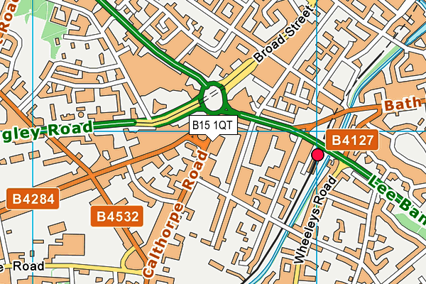 B15 1QT map - OS VectorMap District (Ordnance Survey) B15 1QT map - OS VectorMap District (Ordnance Survey)