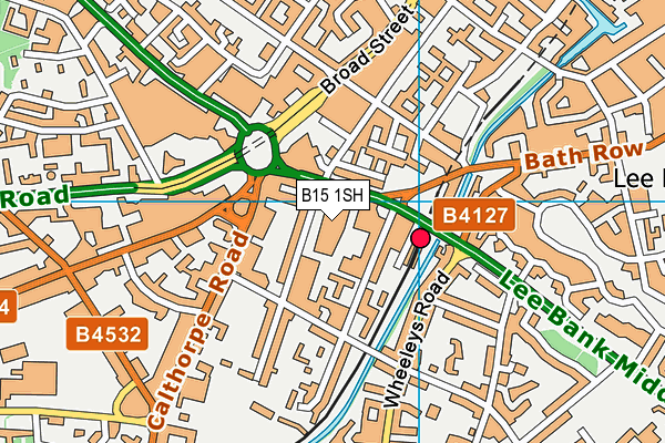 B15 1SH map - OS VectorMap District (Ordnance Survey) B15 1SH map - OS VectorMap District (Ordnance Survey)