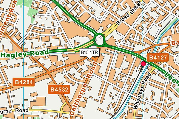 B15 1TR map - OS VectorMap District (Ordnance Survey) B15 1TR map - OS VectorMap District (Ordnance Survey)