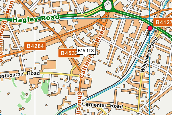 B15 1TS map - OS VectorMap District (Ordnance Survey) B15 1TS map - OS VectorMap District (Ordnance Survey)