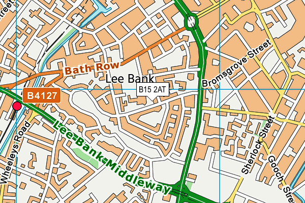 B15 2AT map - OS VectorMap District (Ordnance Survey) B15 2AT map - OS VectorMap District (Ordnance Survey)