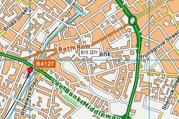B15 2DY map - OS VectorMap District (Ordnance Survey) B15 2DY map - OS VectorMap District (Ordnance Survey)