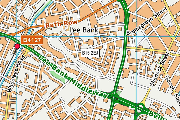 B15 2EJ map - OS VectorMap District (Ordnance Survey) B15 2EJ map - OS VectorMap District (Ordnance Survey)