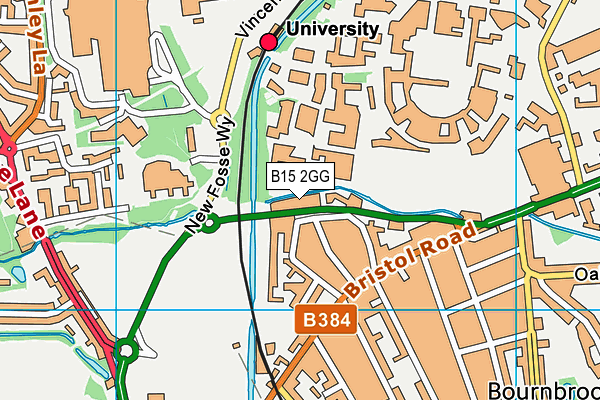 B15 2GG map - OS VectorMap District (Ordnance Survey) B15 2GG map - OS VectorMap District (Ordnance Survey)