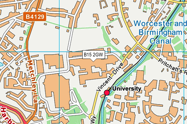 B15 2GW map - OS VectorMap District (Ordnance Survey) B15 2GW map - OS VectorMap District (Ordnance Survey)