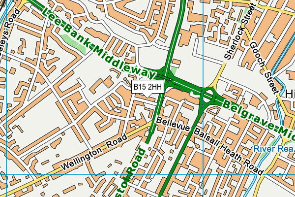 B15 2HH map - OS VectorMap District (Ordnance Survey) B15 2HH map - OS VectorMap District (Ordnance Survey)