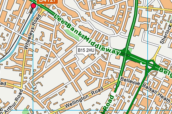 B15 2HU map - OS VectorMap District (Ordnance Survey) B15 2HU map - OS VectorMap District (Ordnance Survey)