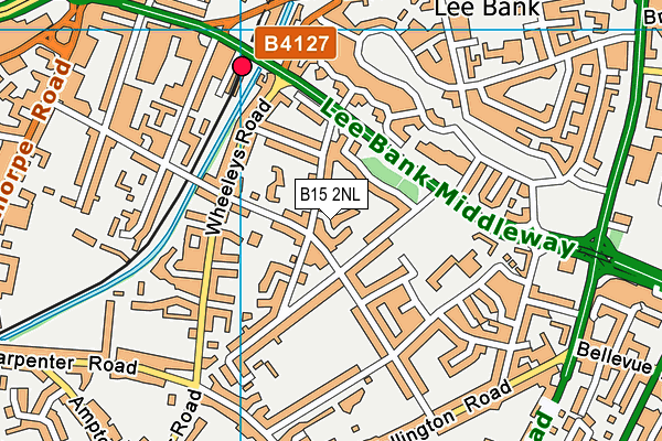 B15 2NL map - OS VectorMap District (Ordnance Survey) B15 2NL map - OS VectorMap District (Ordnance Survey)