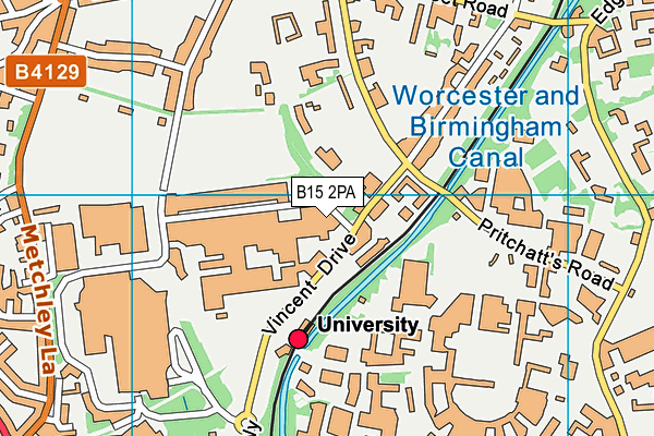B15 2PA map - OS VectorMap District (Ordnance Survey) B15 2PA map - OS VectorMap District (Ordnance Survey)